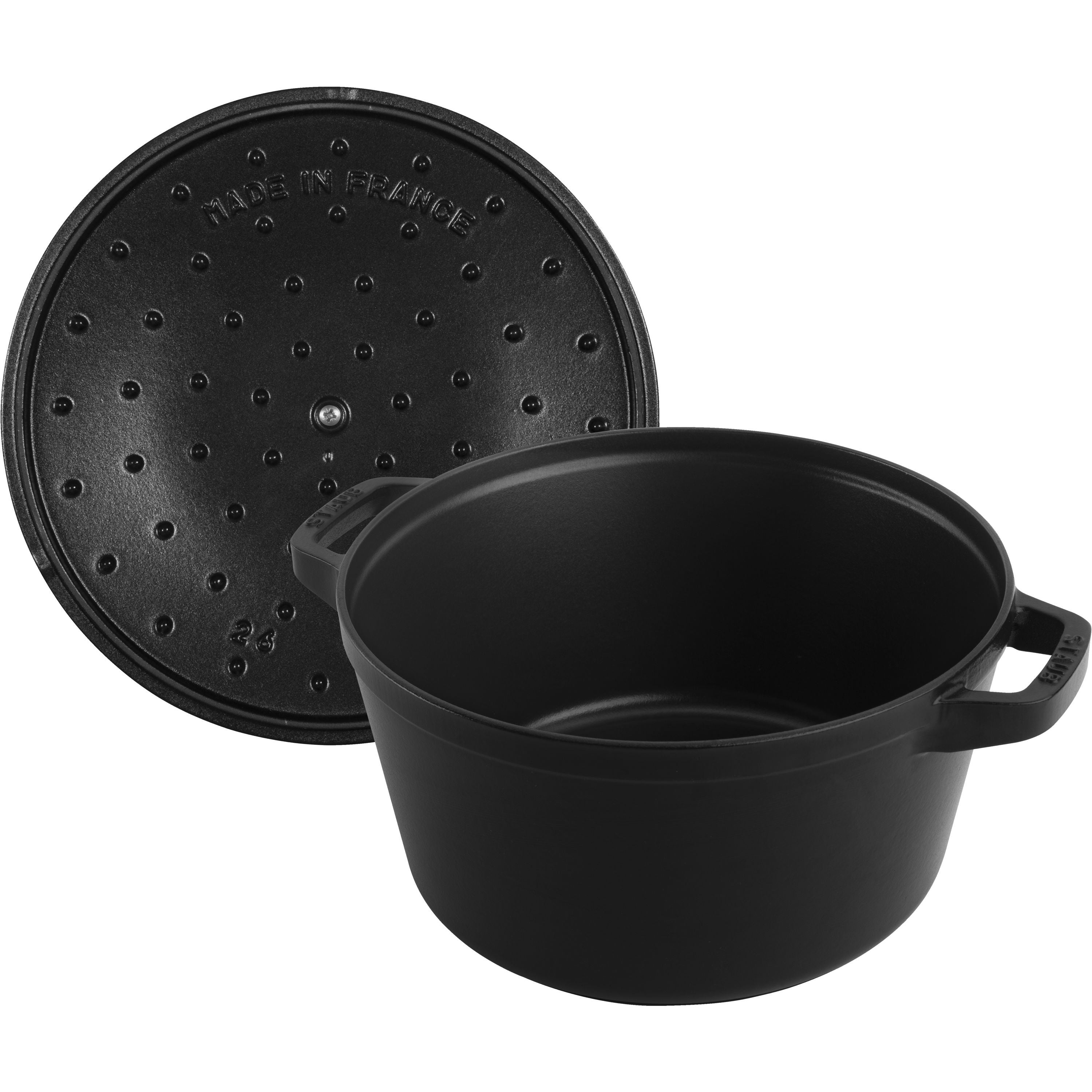 Staub STAUB stackable, 2-pcs | round | cast iron