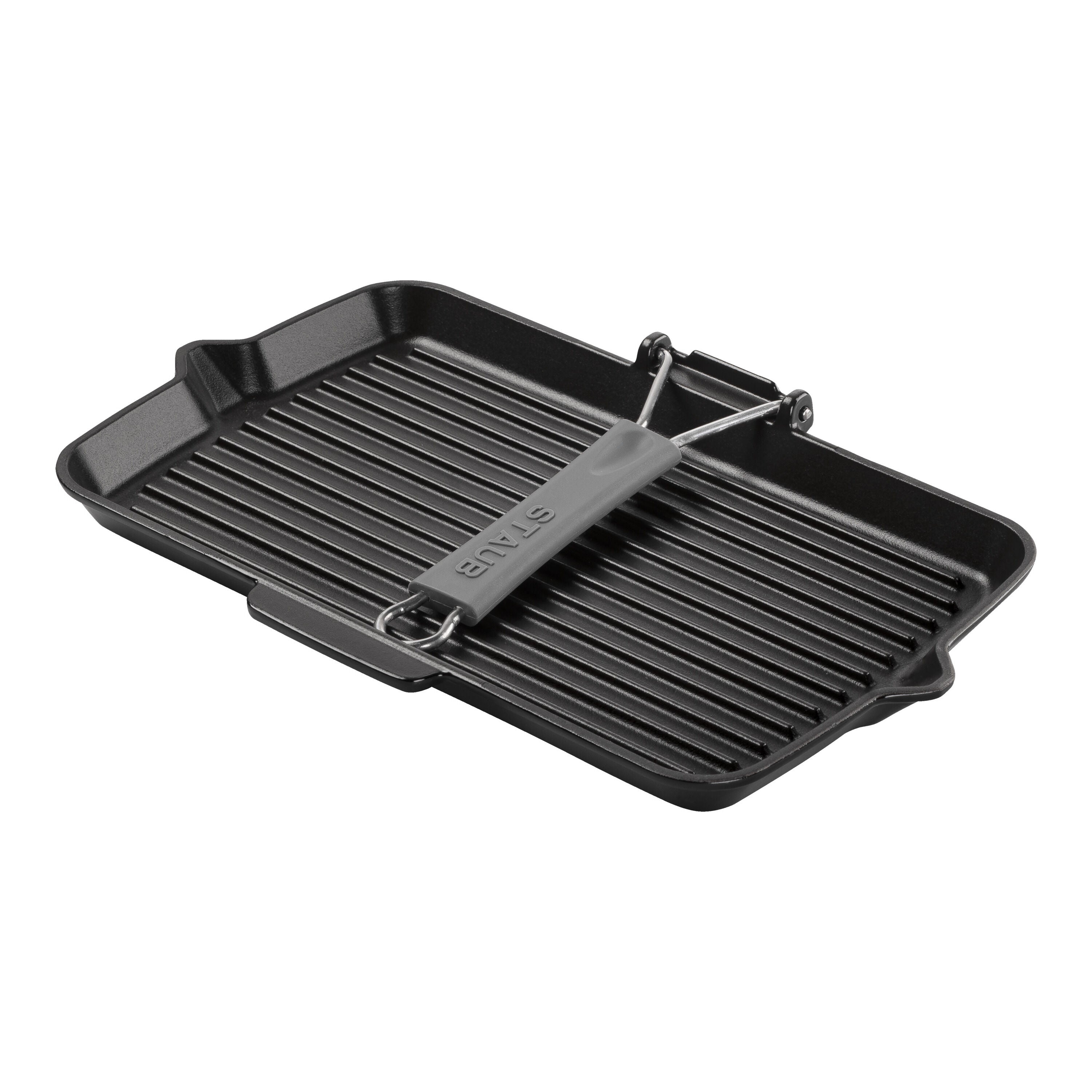 Staub Grill pan with pouring spout | rectangular | cast iron