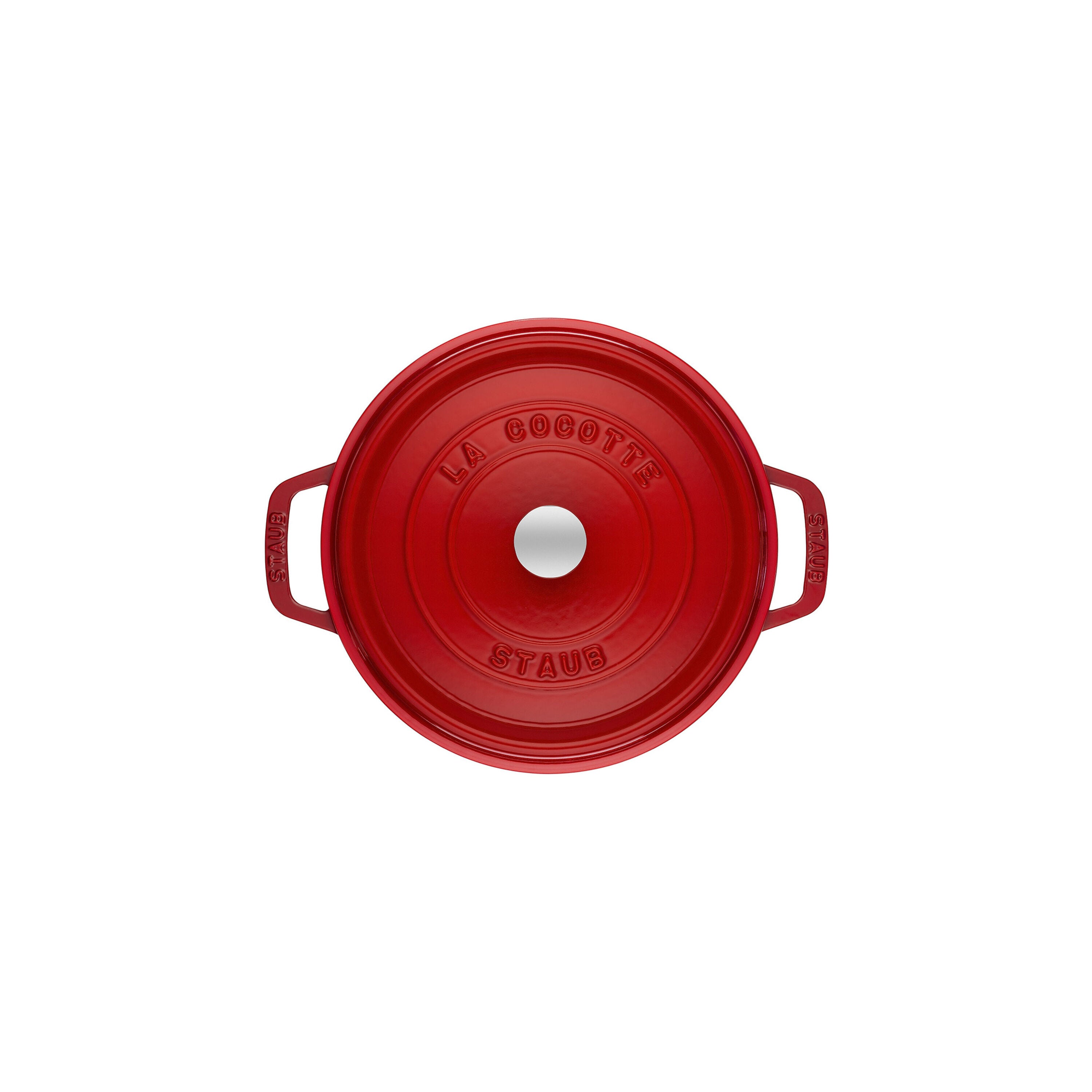 Staub La Cocotte 24 cm Cherry gusana šerpa sa poklopcem