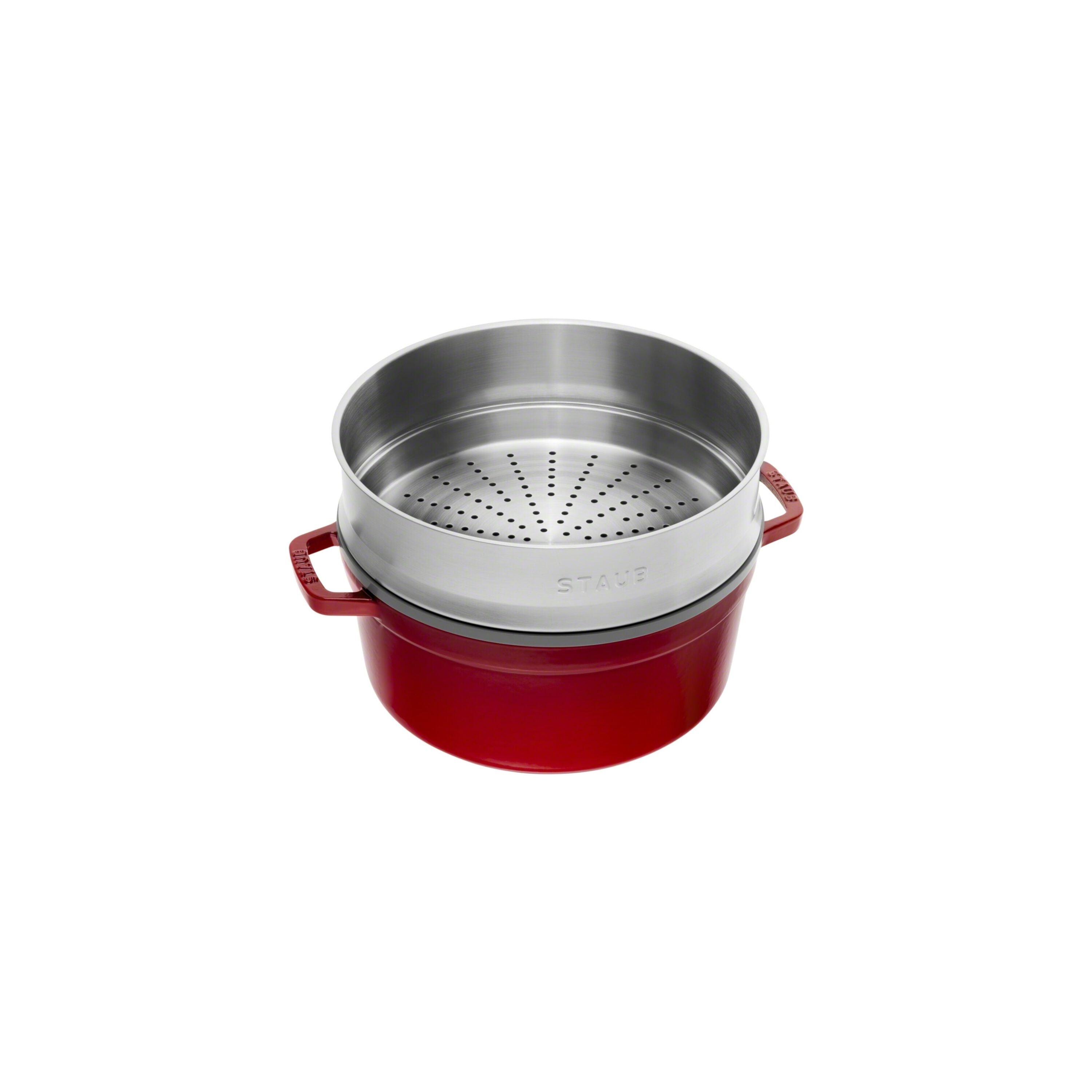 Staub Cocotte with steamer | round | cast iron
