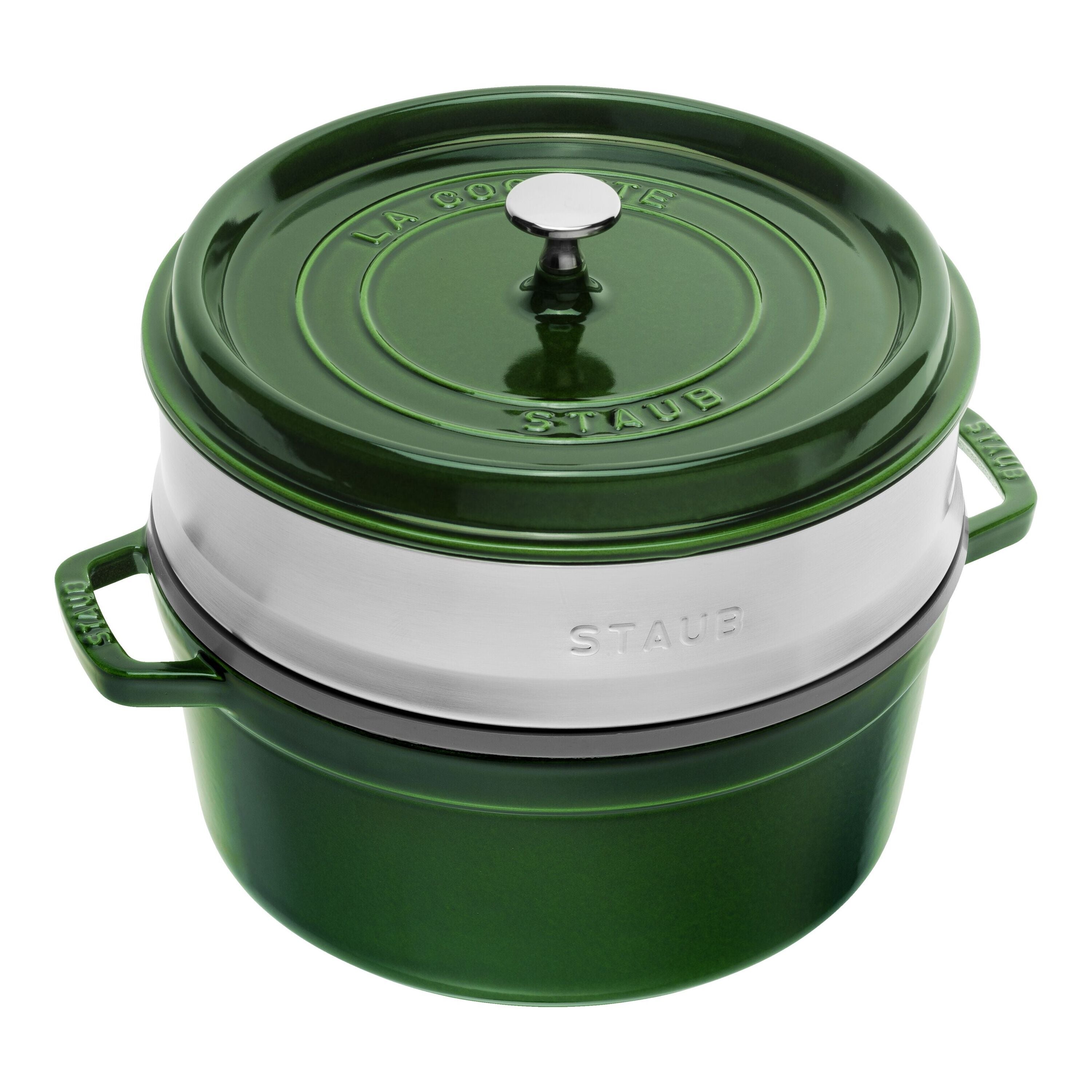 Staub Cocotte with steamer | round | cast iron