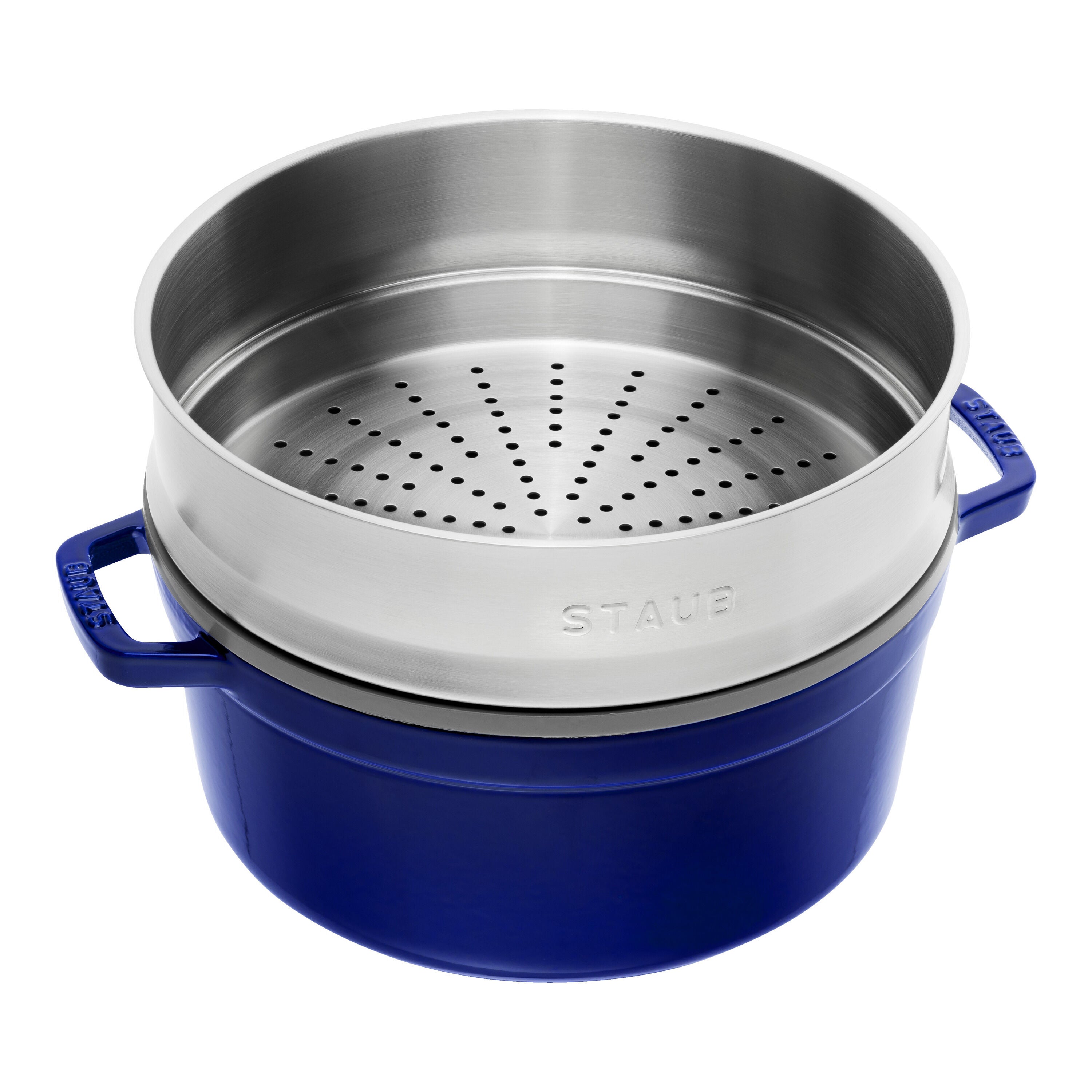 Staub Cocotte with steamer | round | cast iron