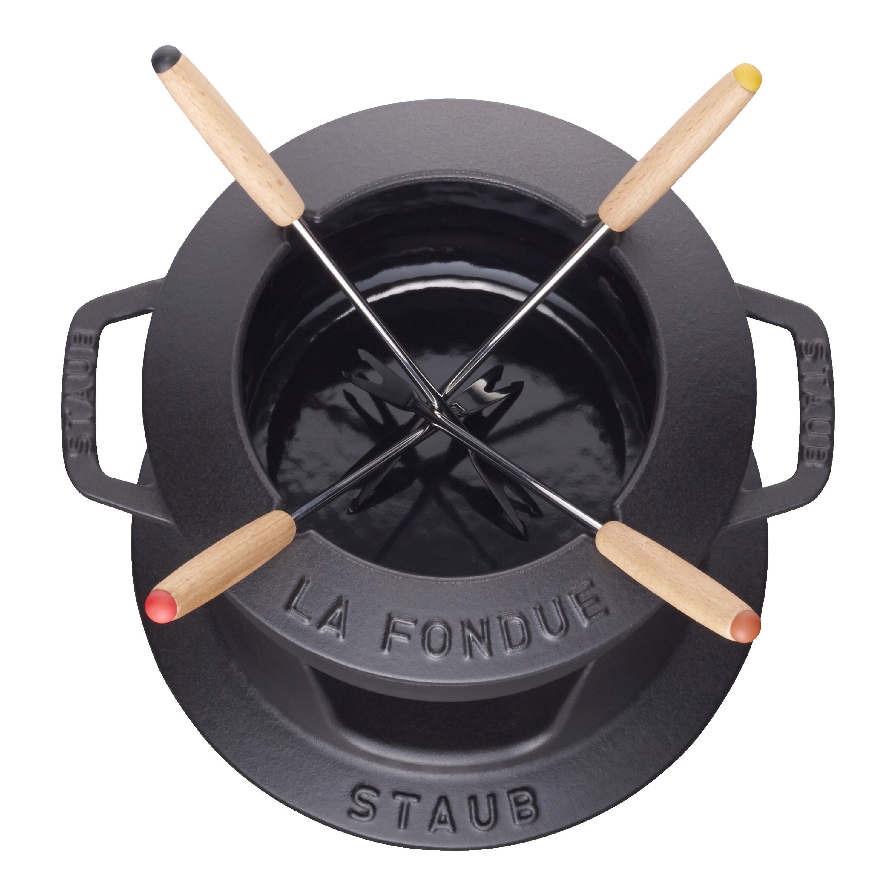Staub Fondue Set | round | cast iron