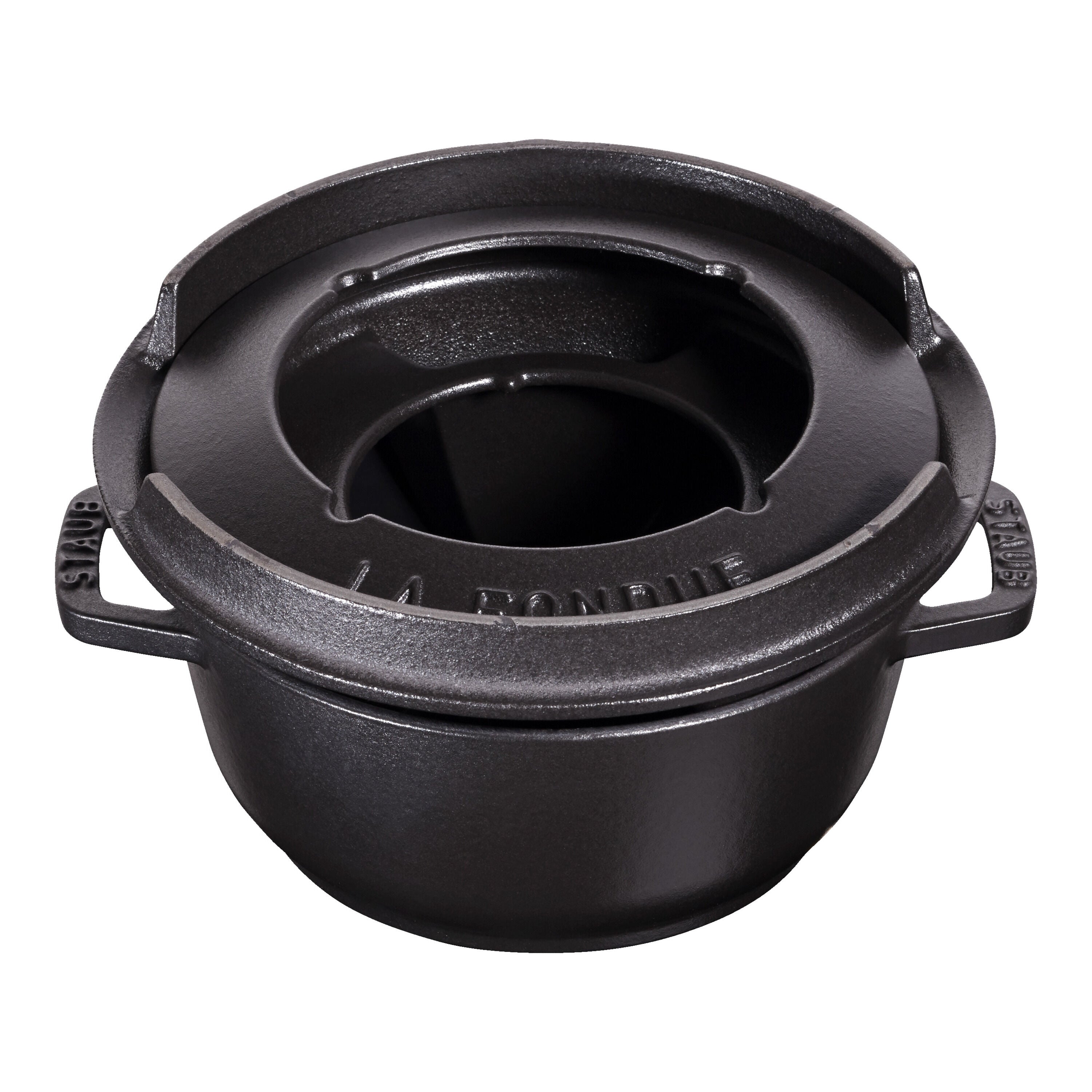 Staub Fondue Set | round | cast iron