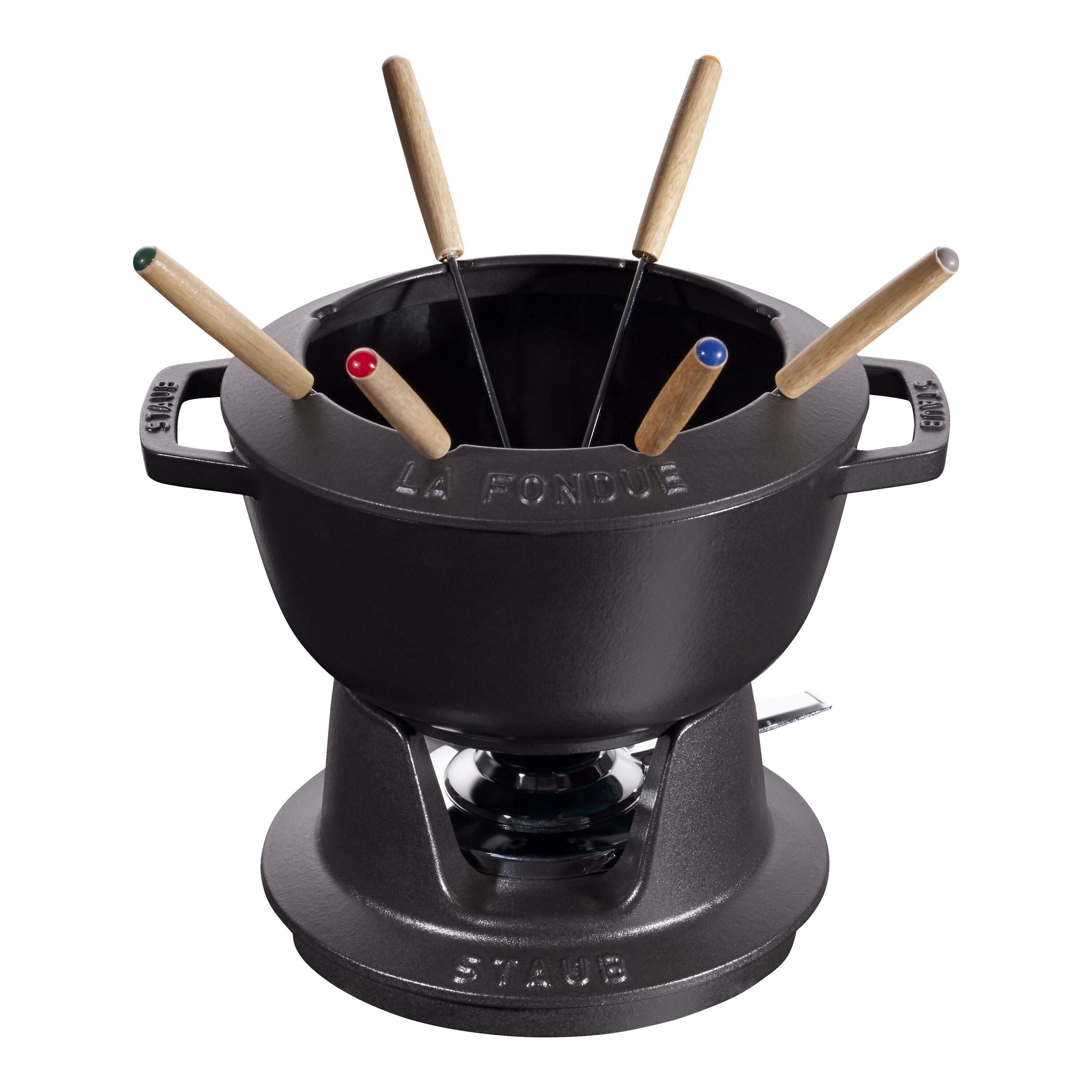 Staub Fondue Set | round | cast iron