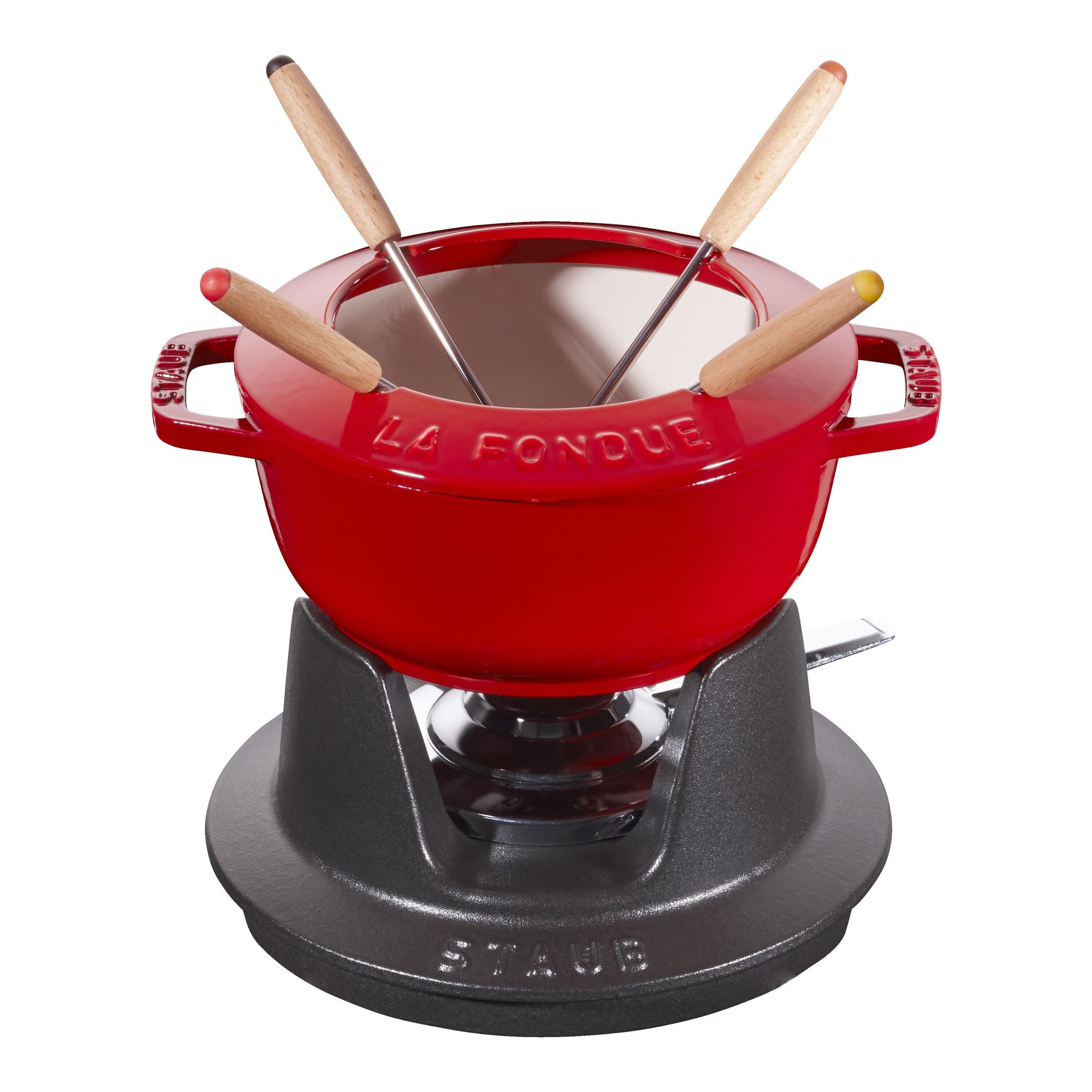 Staub Fondue Set | round | cast iron