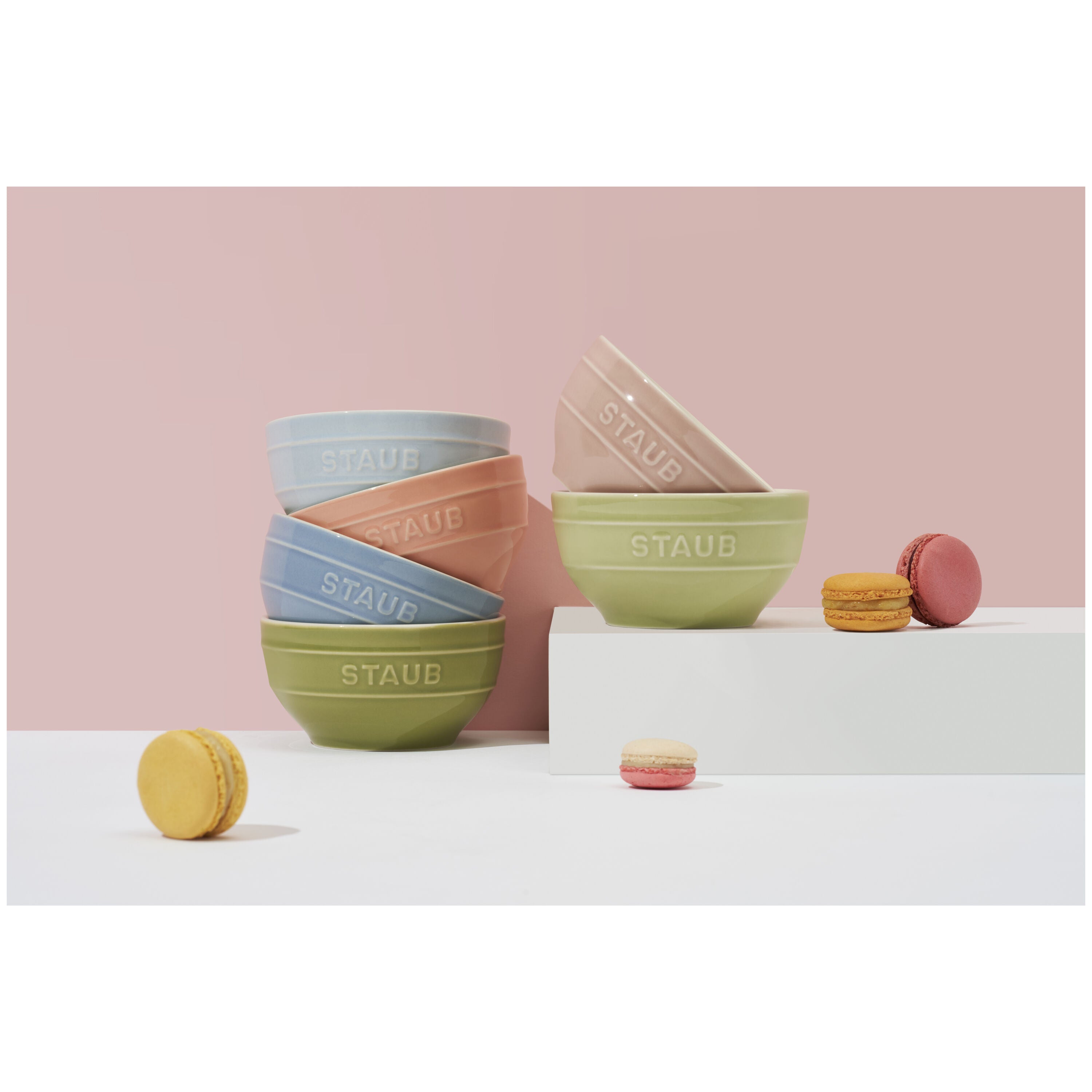 Staub Bowl set macaron, / 6-pcs | ceramic