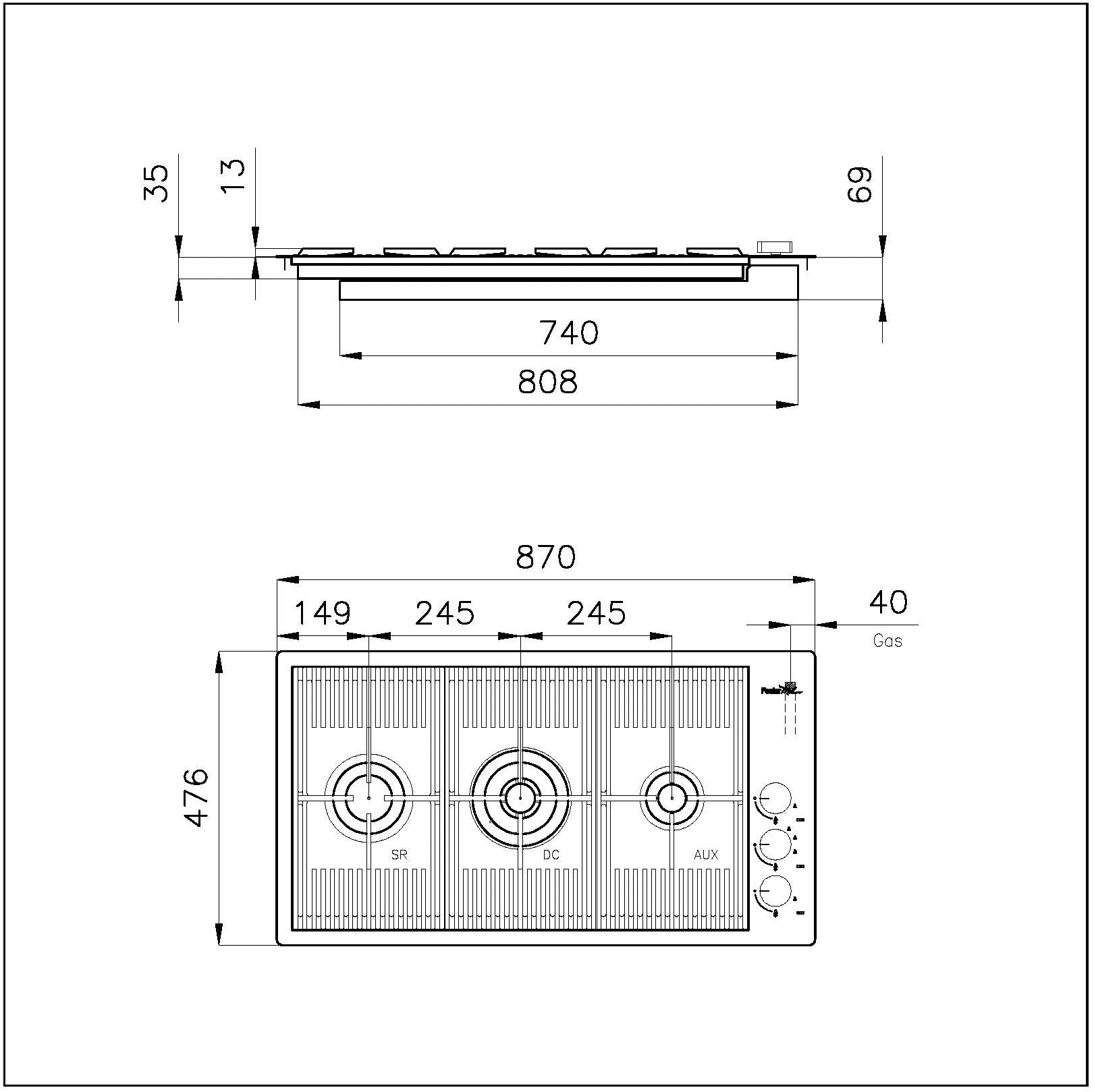 Foster Ploča Milanello Copper 7680 008