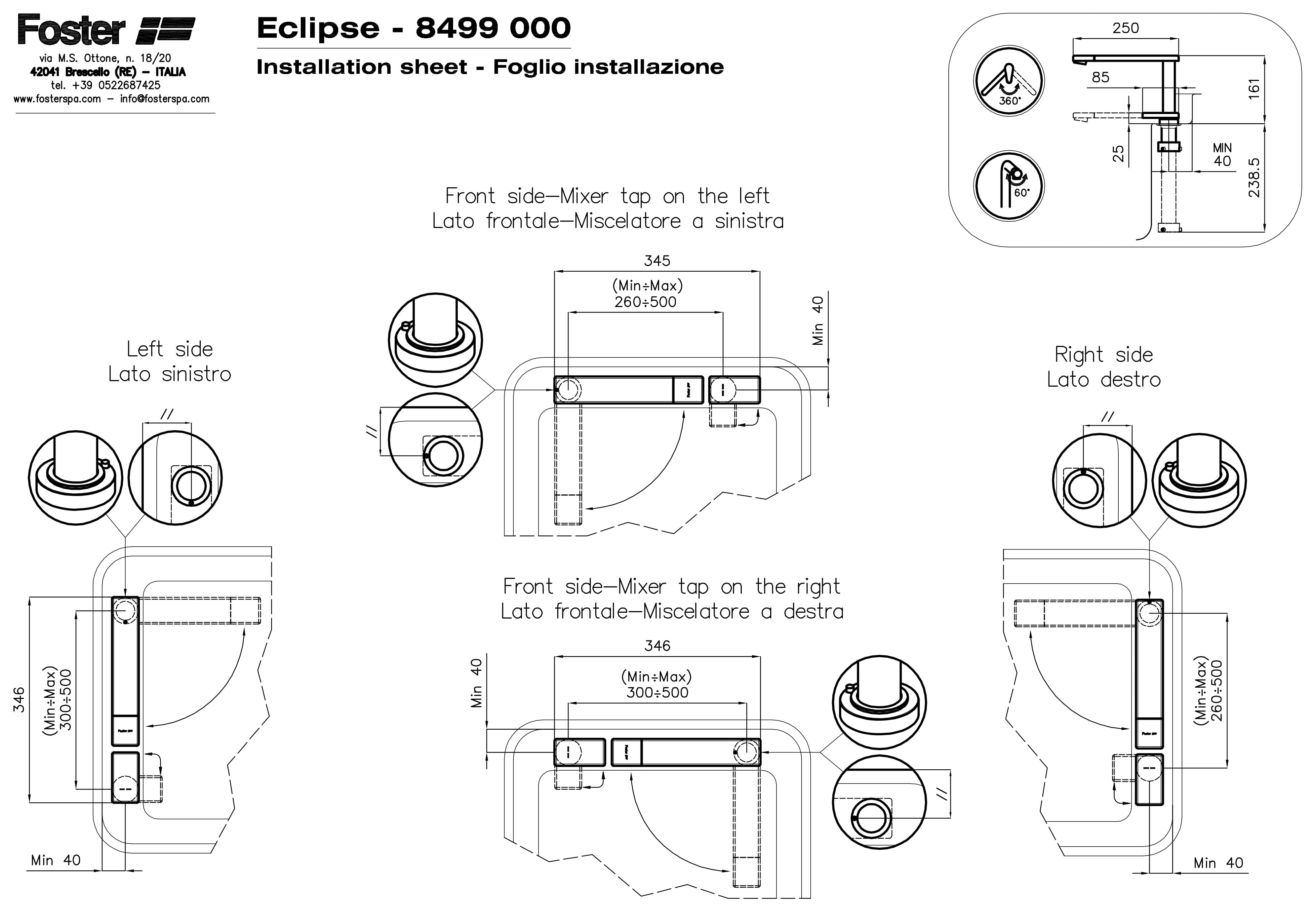 Foster Slavina Eclipse satin 8499 000 - 2