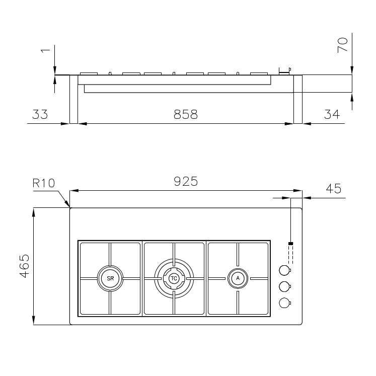 Foster Plinska ploča S4000 Line XL 3G 7285 032