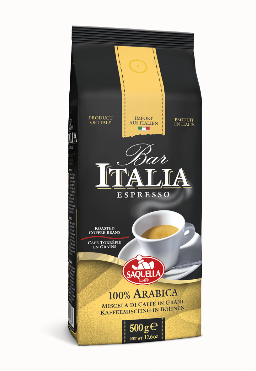Saquella Bar Italia 100% Arabica kafa u zrnu 500 g