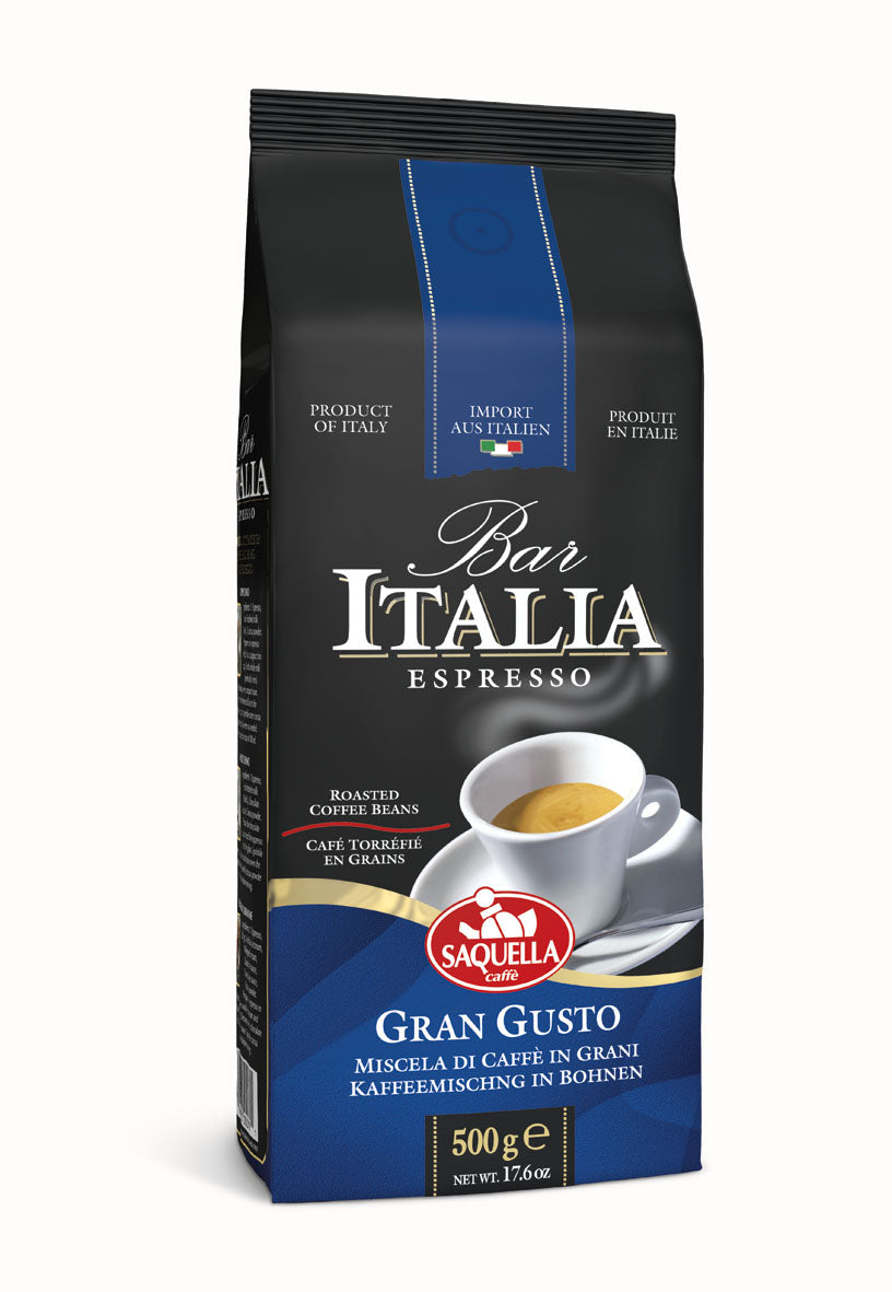 Saquella Bar Italia Gran Gusto kafa u zrnu 500 g