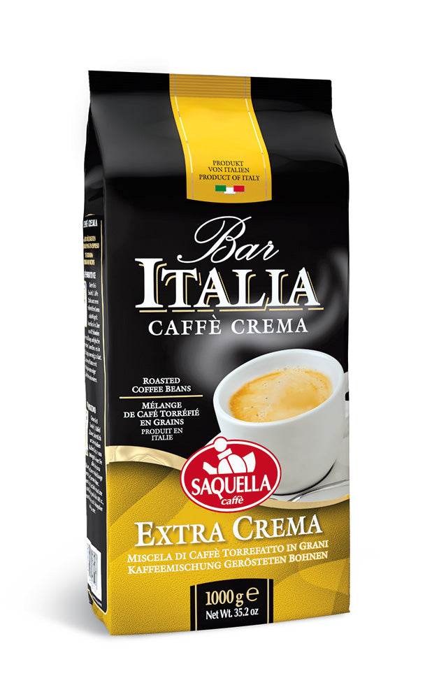 Saquella Bar Italia Extra Crema kafa u zrnu 1 kg