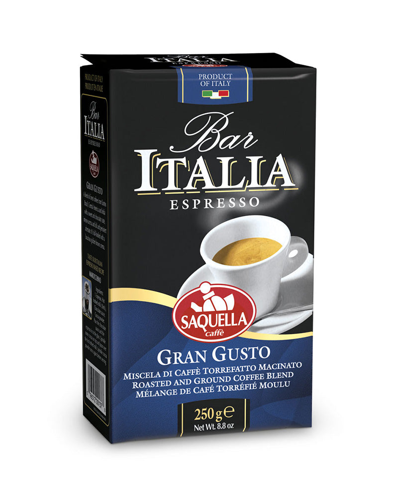 Saquella Bar Italia Gran Gusto mlevena kafa 250 g kesa