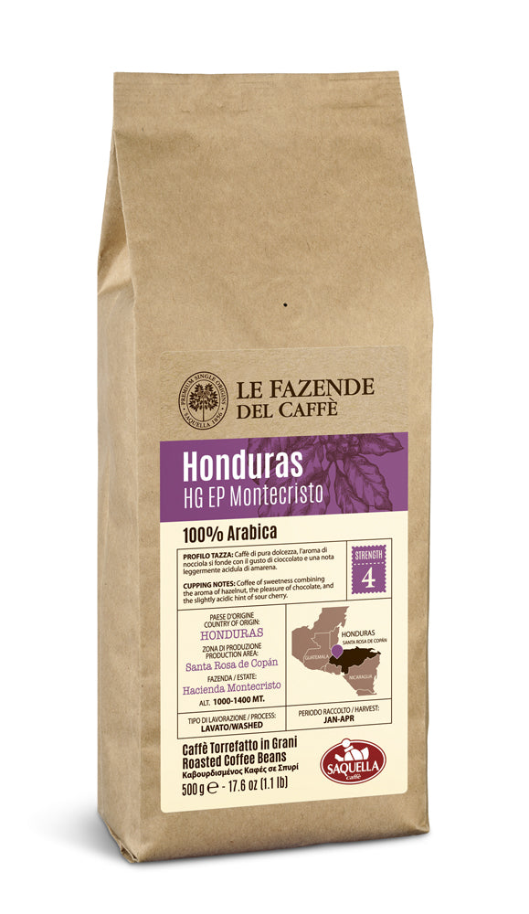 Saquella Honduras Montecristo HG EP kafa u zrnu 500 g