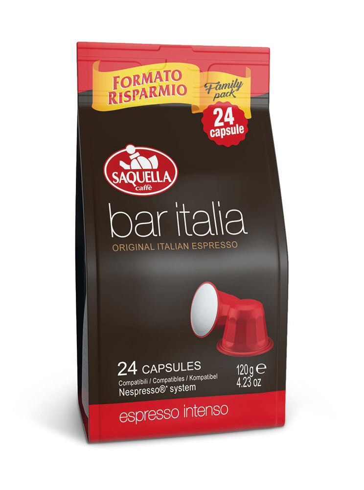 Saquella Espresso Intenso kapsule u kesi