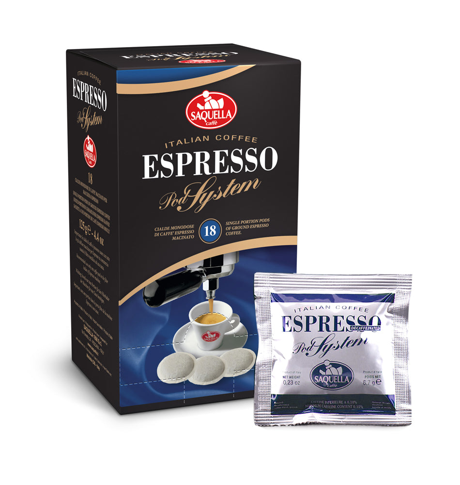 Saquella Espresso Regular pods ESE