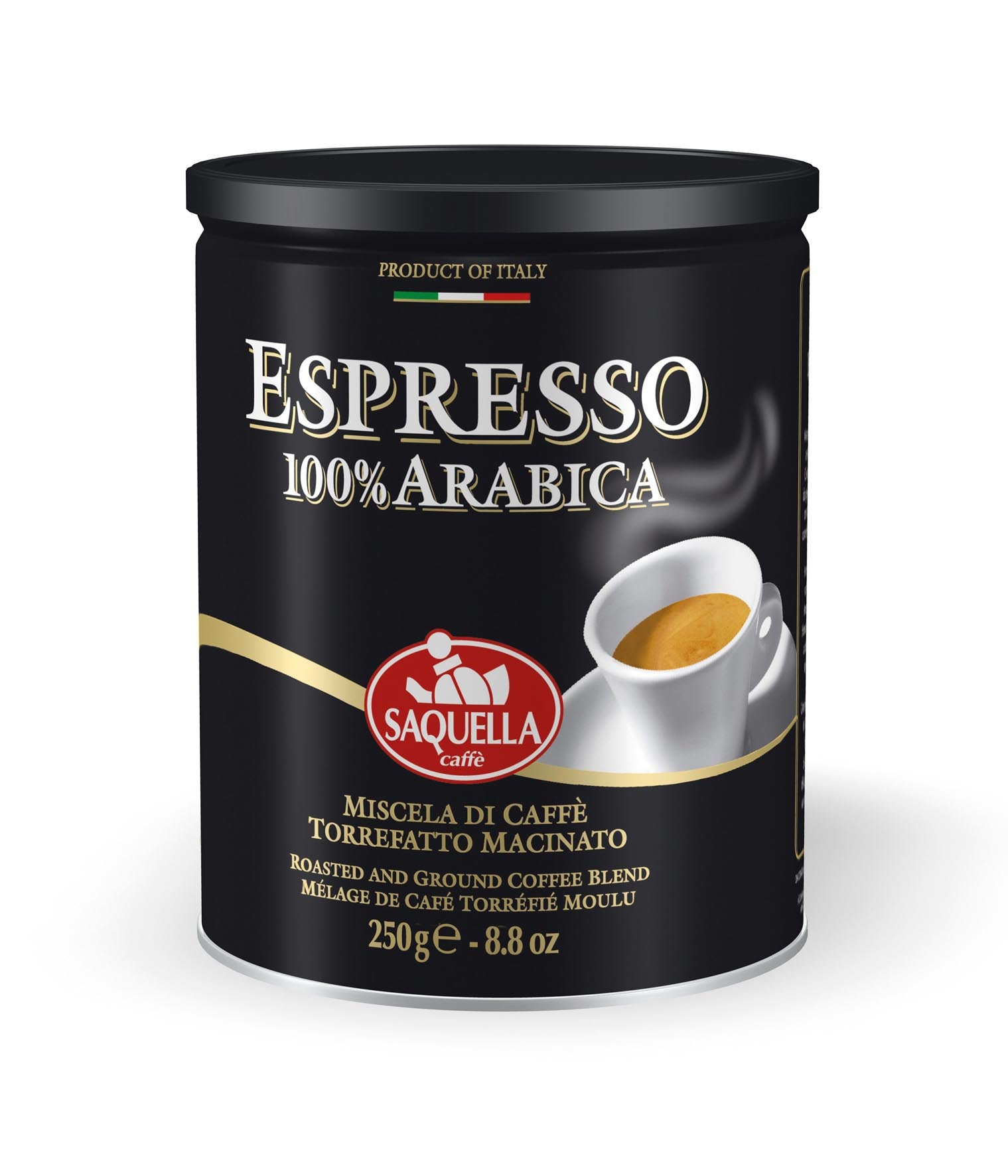 Saquella Espresso 100% Arabica mlevena kafa 250 g