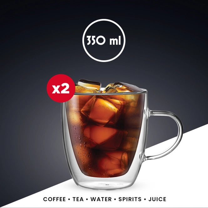 Bialetti CAPRI 350ml čaša za kafu i čaj (set 2kom)