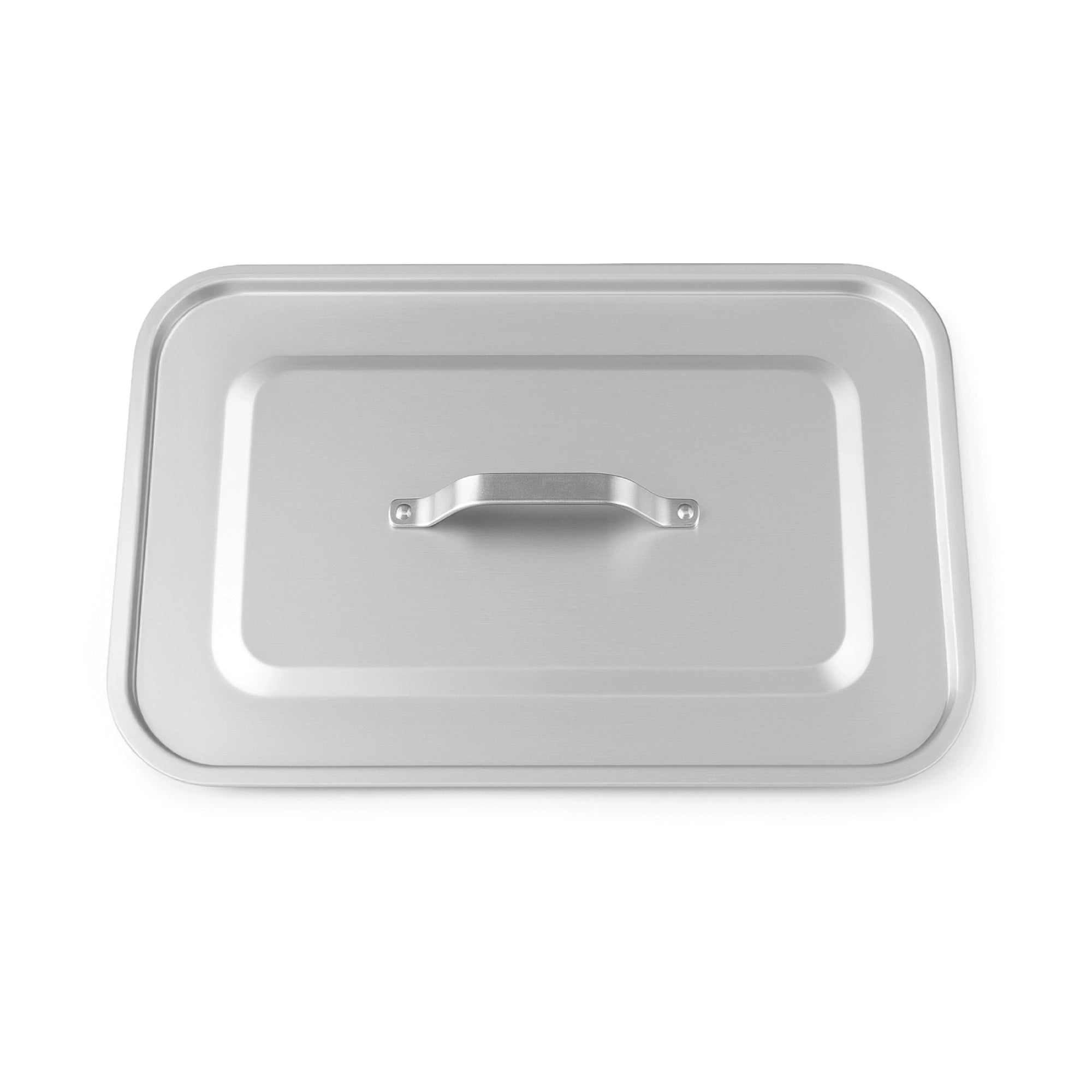 Agnelli pravougaoni poklopac sa zaobljenim uglovima — aluminijum 3 mm (inox drška)