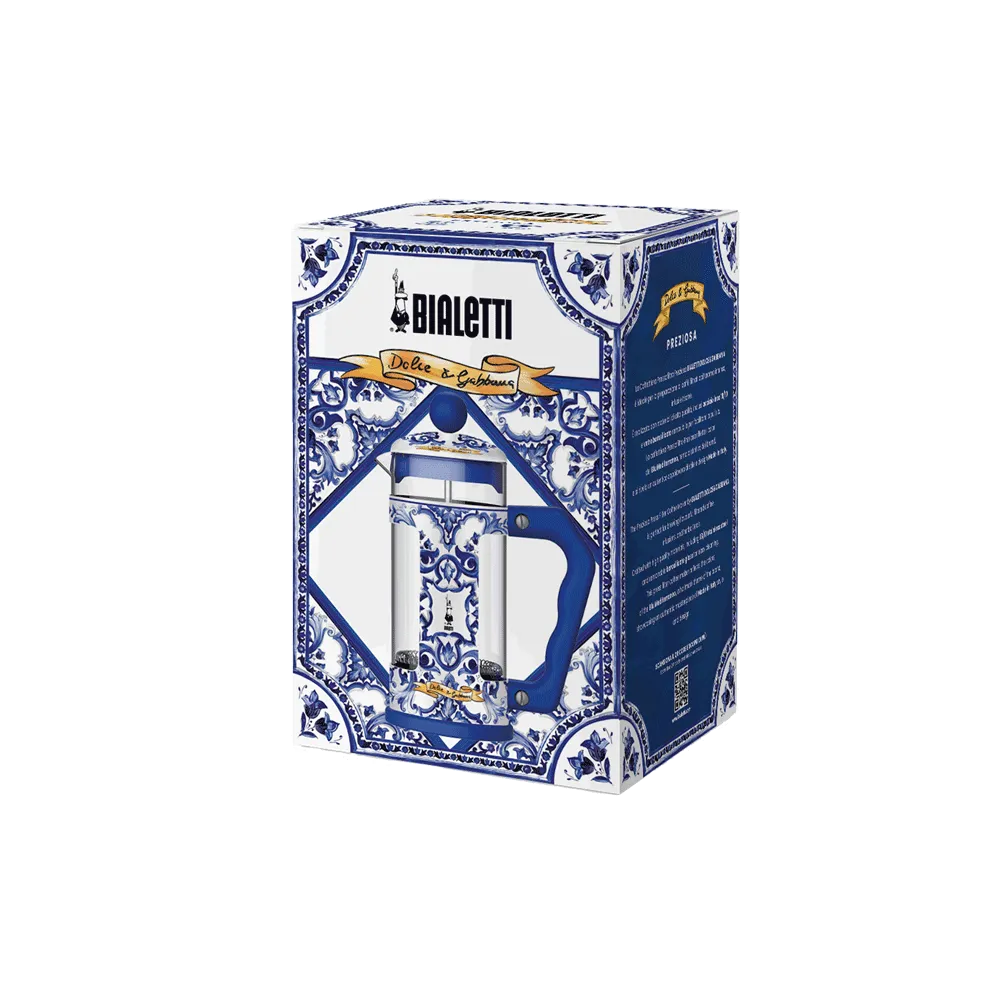 Bialetti Coffee Press 350ml Dolce&Gabbana Blu Mediterraneo